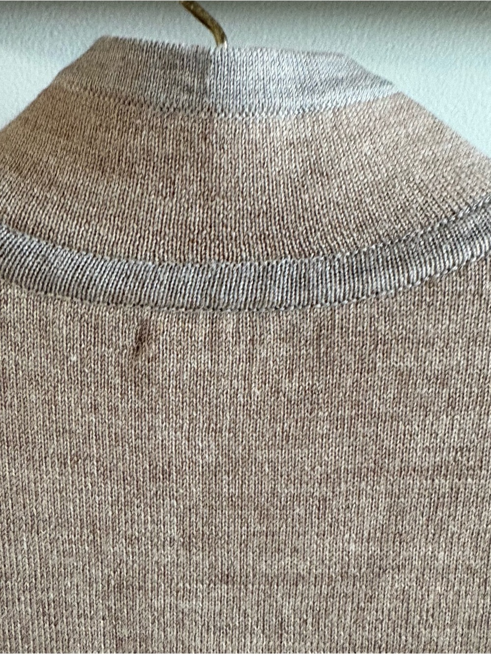 J. McLaughlin Wool Vest Extra Small Mid Length Wool Brown Jacket Open Front NWT - Picture 7 of 16